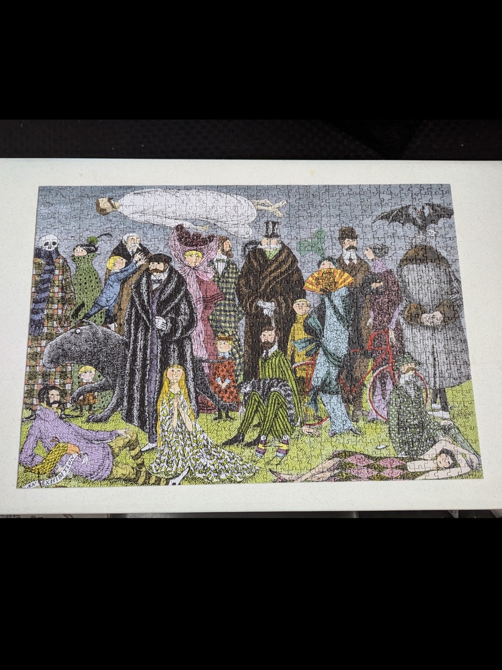 Surrealist Edward Gorey Jigsaw Puzzle